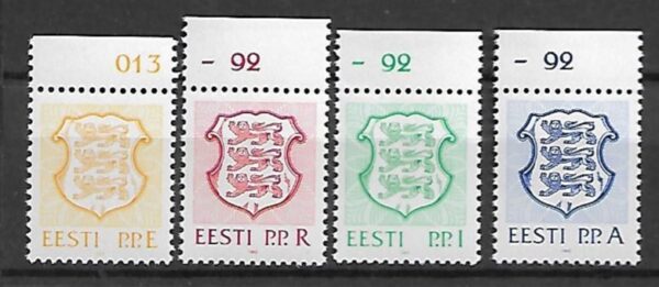 HERBY ESTONIA MI.176-179**