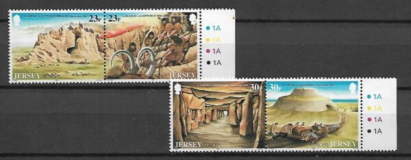 EUROPA  JERSEY MI.650-653**