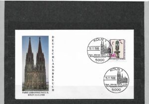 WIZYTA JANA PAWŁA II NIEMCY-KOLN KOPERTA