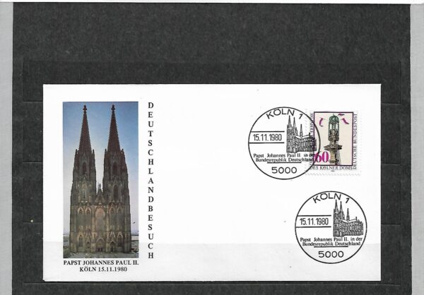 WIZYTA JANA PAWŁA II NIEMCY-KOLN KOPERTA