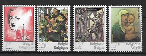 MALARSTWO BELGIA MI.2112-2115**