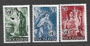 ONZ JUGOSŁAWIA MI.714-716**