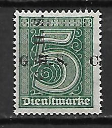 PLEBISCYT GÓRNY ŚLĄSK FI.U8** TYP NADRUKU XV