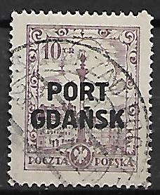 PORT GDAŃSK FI.13cIw  KASOWANY GWARANCJA H. JENDROSZEK