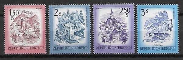 ARCHITEKTURA AUSTRIA MI.1439-1442**