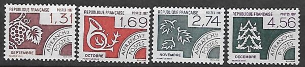 DZIEŃ ZNACZKA FRANCJA MI.2588-2591**