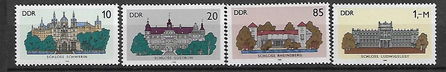 ARCHITEKTURA DDR MI.3032-3035**