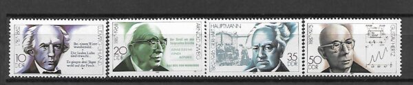 SŁAWNI LUDZIE DDR MI.3091-3094**