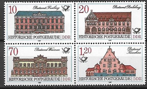 ARCHITEKTURA DDR MI.3067-3070**