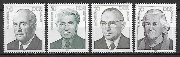SŁAWNI LUDZIE DDR MI.3082-3085**