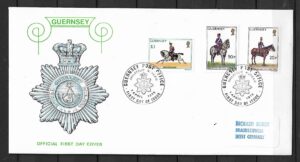 FDC WOJSKO GUERNSEY MI.118-120