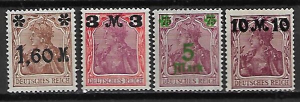 NIEMCY MI.154-157**