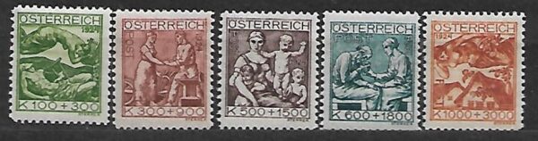 AUSTRIA MI.442-446**