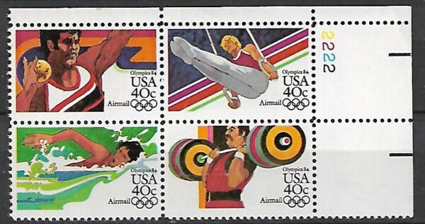 OLIMPIADA LETNIA USA MI.1422-1425A+F**