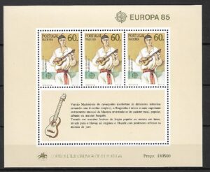 EUROPA CEPT MADERA MI.BL.6**