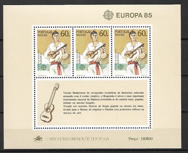 EUROPA CEPT MADERA MI.BL.6**