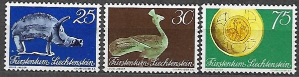 SZTUKA LIECHTENSTEIN MI.536-538**