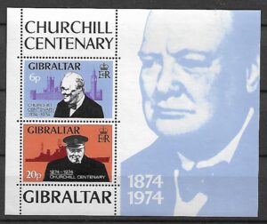 WINSTON CHURCHILL GIBRALTAR MI.BL.1**