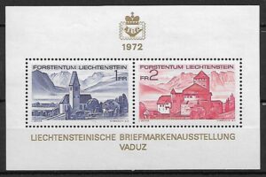 ARCHITEKTURA LIECHTENSTEIN MI.BL.9**