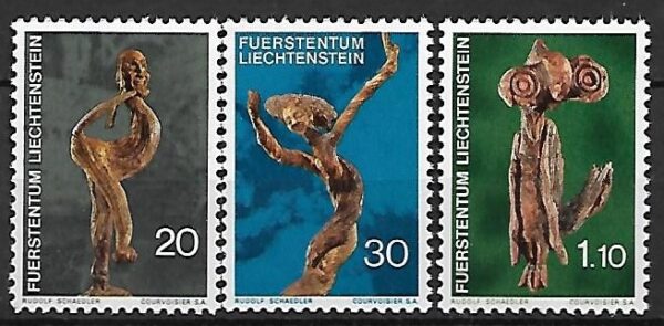 SZTUKA LIECHTENSTEIN MI.567-569**