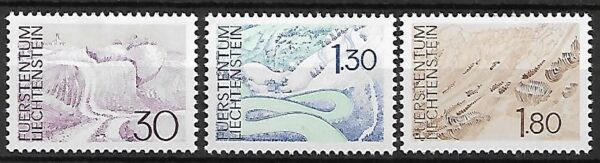 KRAJOBRAZY LIECHTENSTEIN MI.581-583**