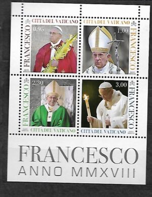 PAPIEŻ FRANCISZEK WATYKAN MI.BL.55**