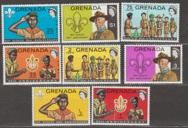 SKAUTING GRENADA MI.488-495**