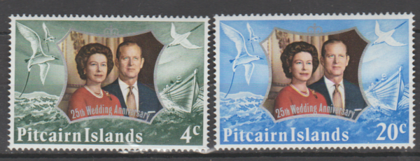 PARA KRÓLEWSKA PITCAIRN MI.127-128**