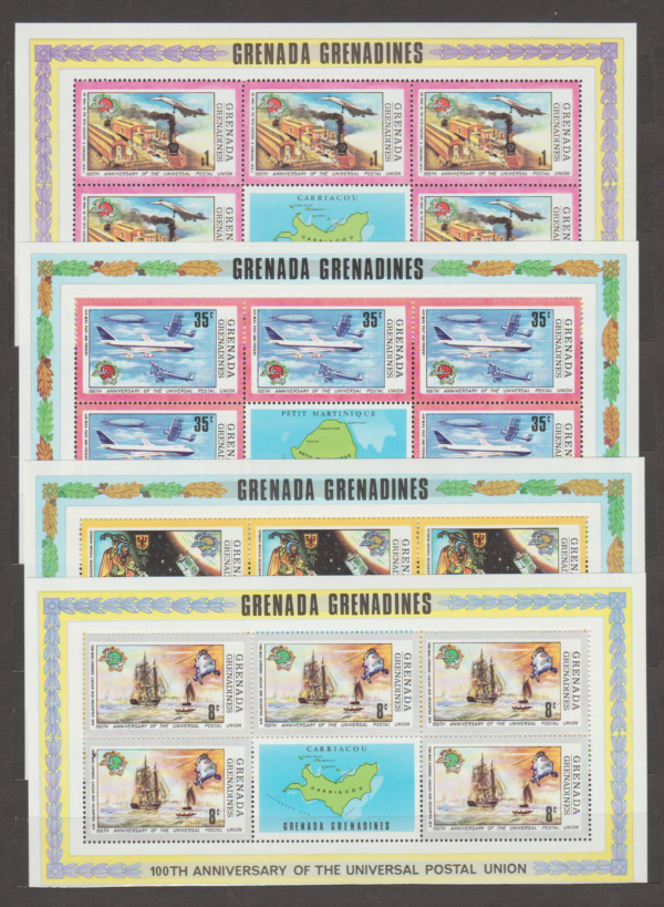 UPU GRENADA I GRENADINES MI.ARK.26-29**