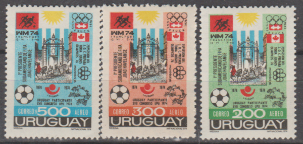 UPU URUGWAJ MI.1313-1315**