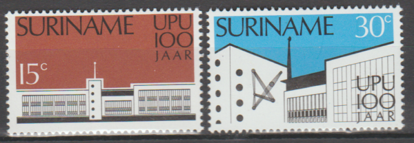 UPU SURINAME MI.680-681**
