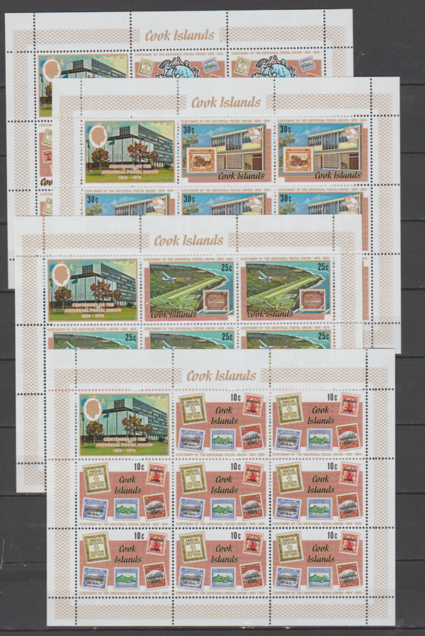 UPU WYSPY COOKA MI.ARK.424-427**