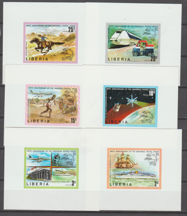 UPU LIBERIA MI.907-912** WYDANIE MINISTERIALNE