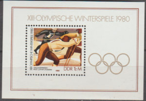 OLIMPIADA ZIMOWA DDR MI.BL.57**