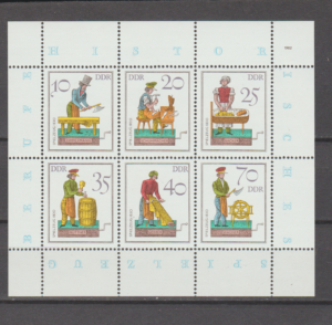 ROBOTNICY DDR MI.ARK.2758-2763**