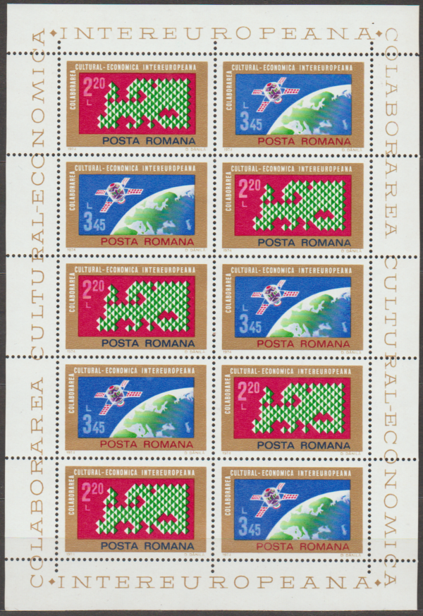 KOSMOS RUMUNIA MI.ARK.3189-3190**