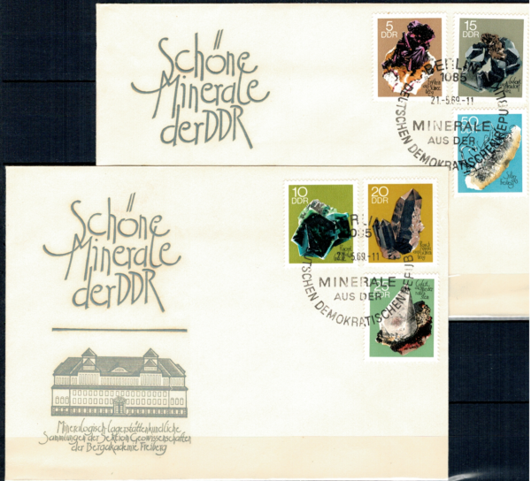 FDC MINERAŁY DDR MI.1468-1473