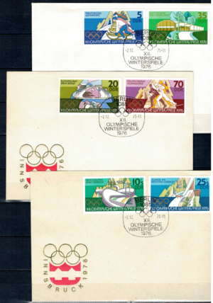 FDC OLIMPIADA ZIMOWA DDR MI.2099-2104