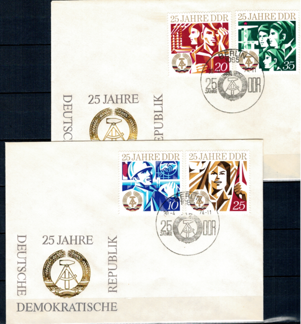 FDC ROCZNICA DDR MI.1949-1952