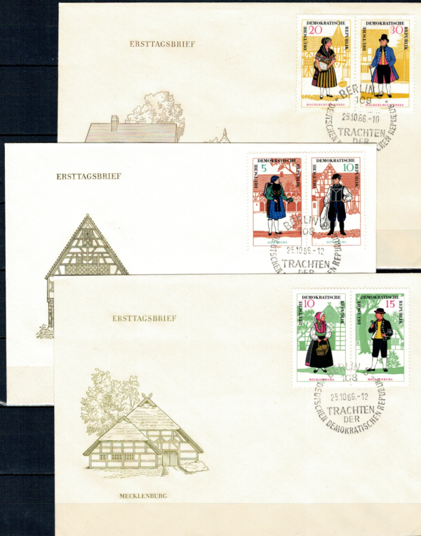 FDC PLEMIONA LUDU DDR MI.1214-1219**