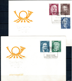 FDC SŁAWNI LUDZIE DDR MI.2025-2029