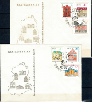 FDC ARCHITEKTURA DDR MI.1434-1439