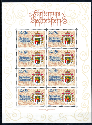 HERB LIECHTENSTEIN MI.ARK.1136**
