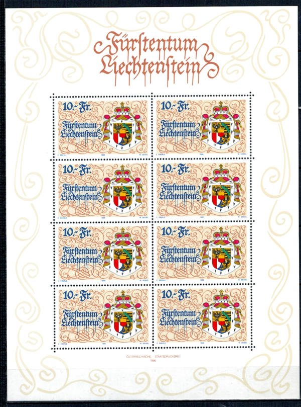 HERB LIECHTENSTEIN MI.ARK.1136**