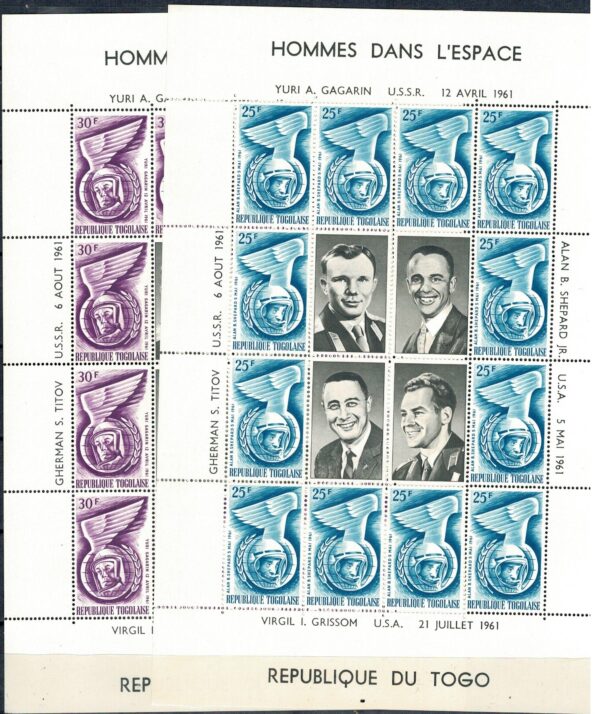LOT W KOSMOS TOGO MI.ARK.335-338** - obrazek 2