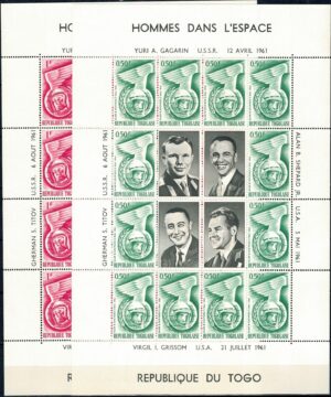 LOT W KOSMOS TOGO MI.ARK.335-338**