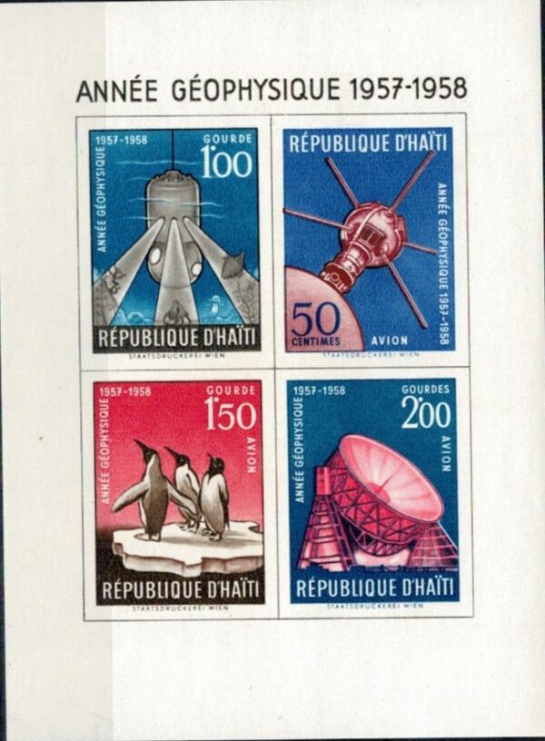 LOT W KOSMOS HAITI MI.BL.8**