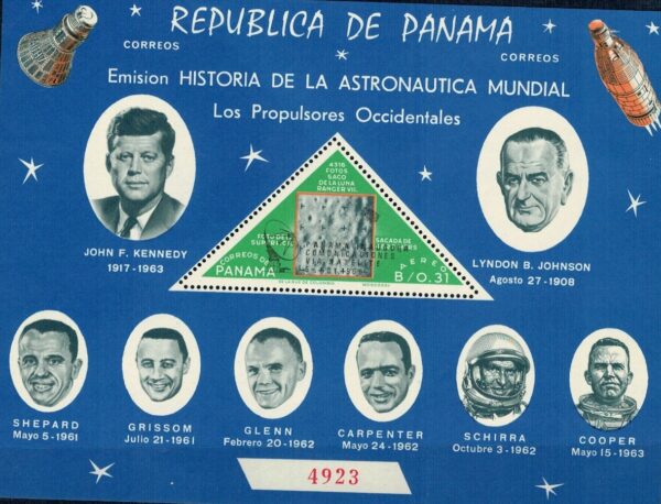 LOT W KOSMOS PANAMA MI.BL.32**