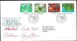 FDC MALARSTWO ANGLIA MI.1027-1030 NR2