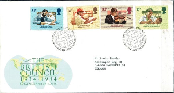 FDC ROCZNICA ANGLIA MI.1008-1011
